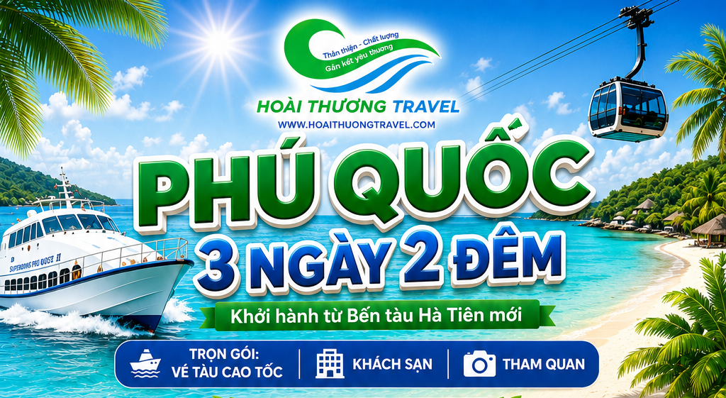 TOUR PHÚ QUỐC 3N2D - KHÁCH SẠN 4 SAO